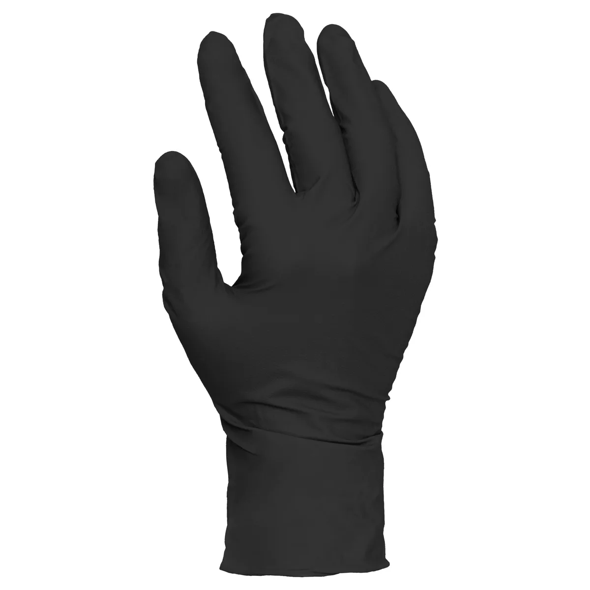 ProWorks Disposable Nitrile Exam Grade Gloves, Powder Free, Black, 6 mil, Box - Image 2
