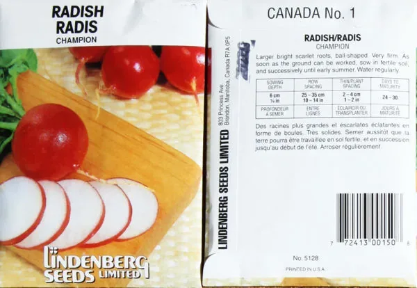 Radish, Champion 1/2oz - Image 2