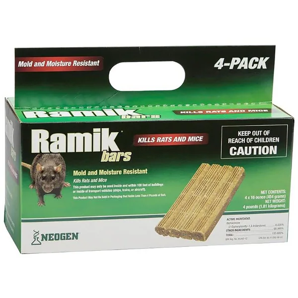 Ramik Bars Rodenticide, 1 lb Bar