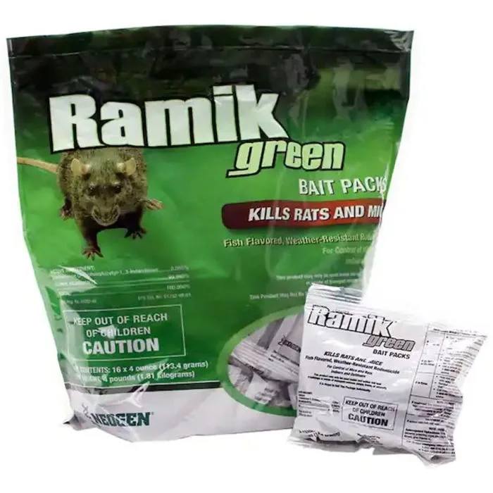 Ramik Green Nuggets Rodenticide, 4 oz Pouch - Image 2