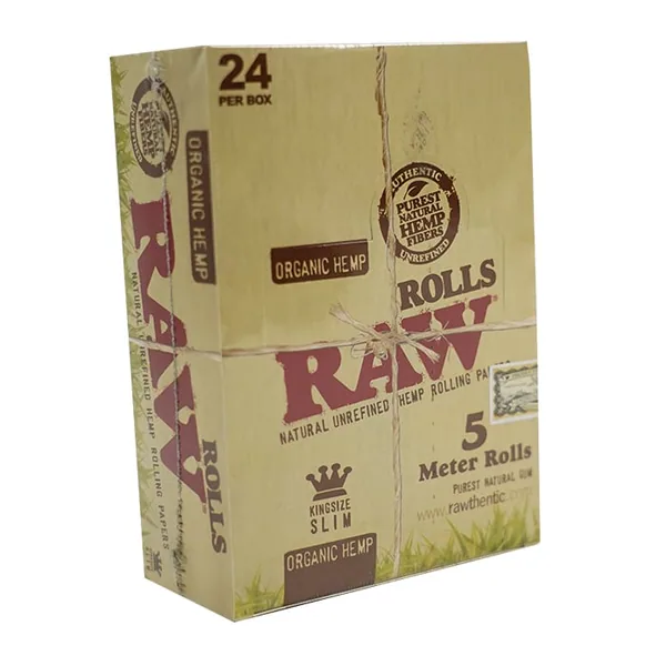 RAW RAW Organic Hemp Rolls 5 Meters/Roll