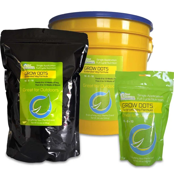 Real Growers Grow Dots EXTENDED Formula Programmed Release Plant Fertilizer