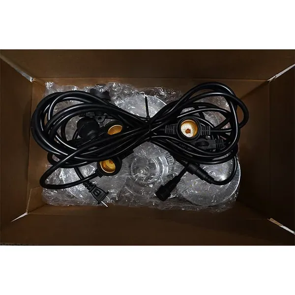 25' Greenhouse Expandable String Lights 14AWG w/ 12W LED 6500K G (Refurbished) - Image 2