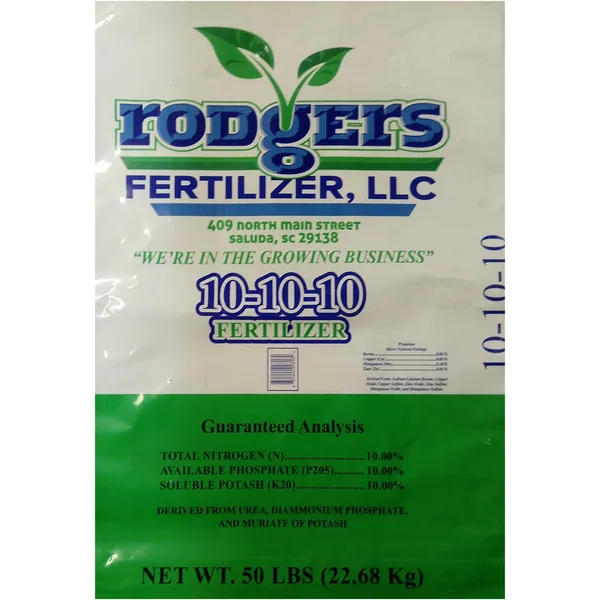 Rodgers Fertilizer Rodgers 50 lbs Premium 10-10-10 Fertilizer