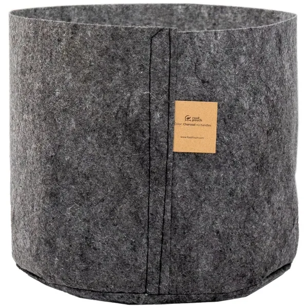 Root Pouch #05 Charcoal One & Done 5gal Fabric Pot - Image 2
