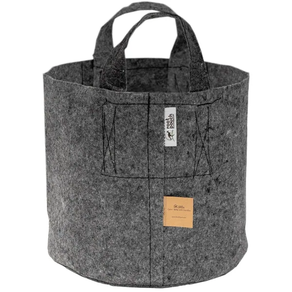 Root Pouch Root Pouch #05 w/ Handle Grey Natural Blend 5gal Fabric Pot