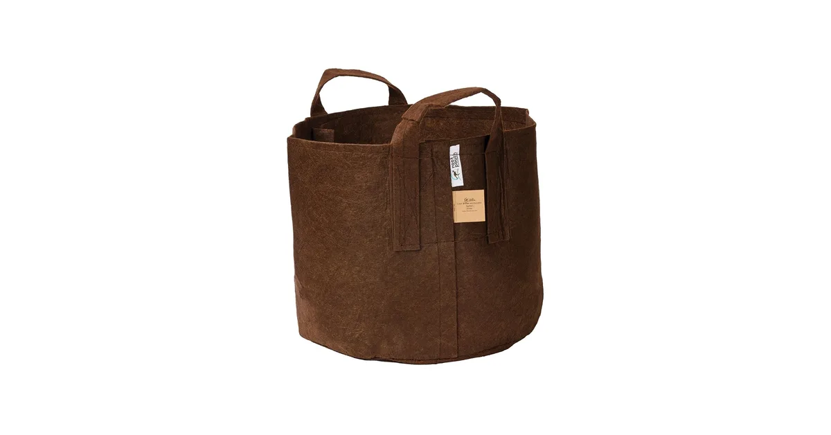 Root Pouch #07 Brown Multi Use 7gal Fabric Pot - Image 2