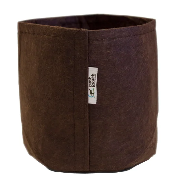 Root Pouch #07 Brown Multi Use 7gal Fabric Pot