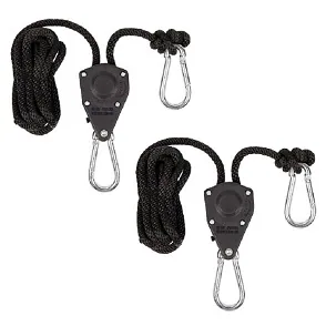Toledo Indoor Garden Rope Ratcheting Light Hangers 1/8in (2pcs/Pack)