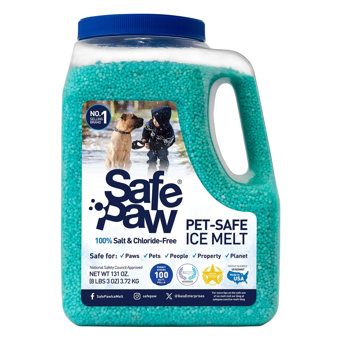 Safe Paw 8 lbs 3oz Ice Melt Jug — Case of 4 - Image 2