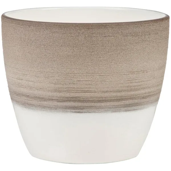 Scheurich 5.5" Espresso Cream 950/14 Planter - Image 2