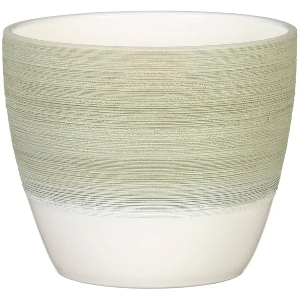 Scheurich 7.5" 950/19 Planter Matcha Cream - Image 2