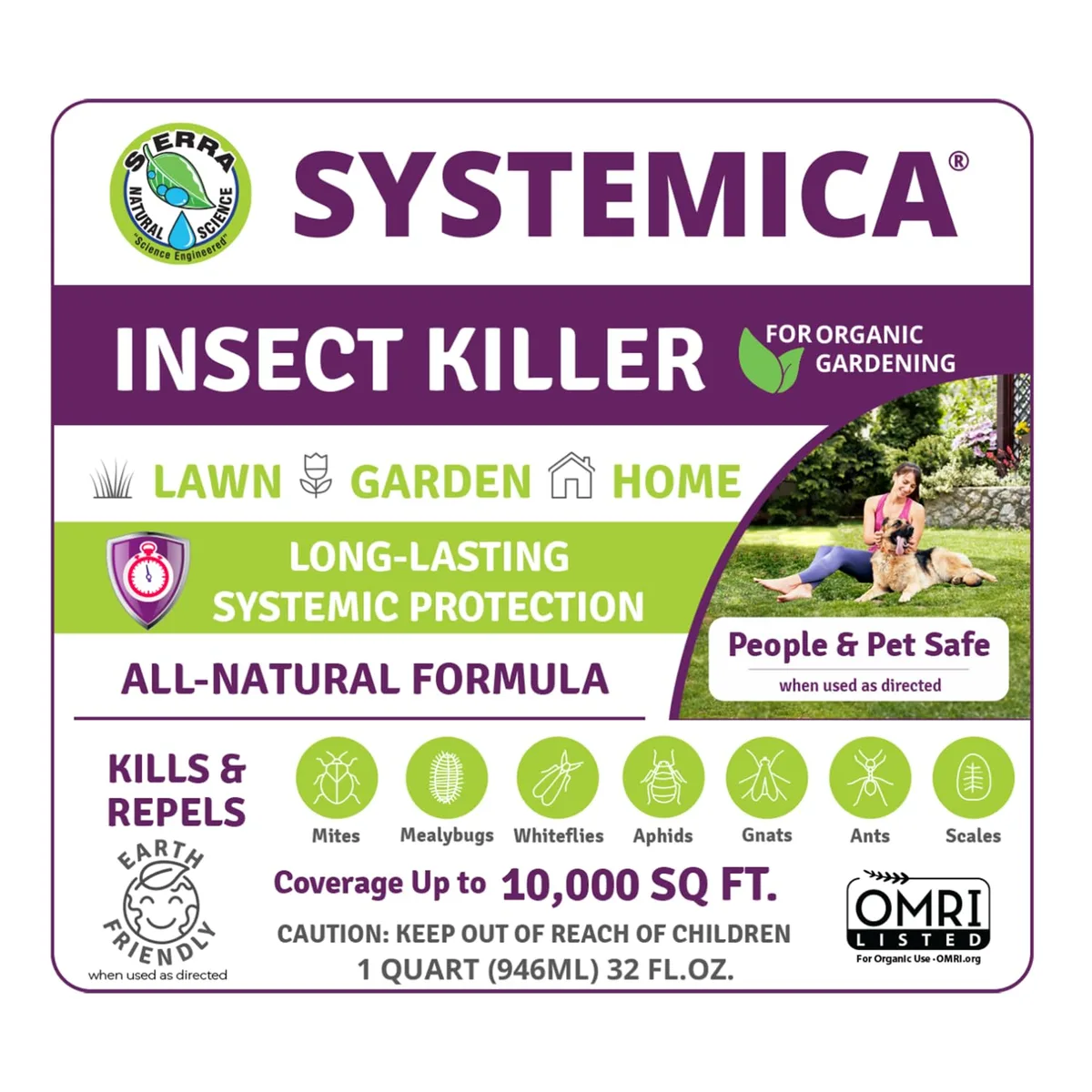 SNS Systemica Natural Insect Killer 32 fl oz - Ready to Use - Image 2