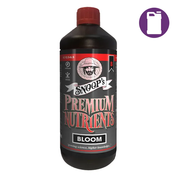 Snoop's Premium Nutrients Bloom B Circulating 1ltr 0.7-2.5-6.5 (Hydro Recirculat