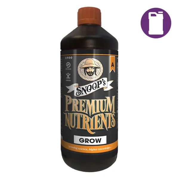 Snoop's Premium Nutrients Grow A Non-Circulating 10ltr 3.6-0-0 (Soil, Hydro Run