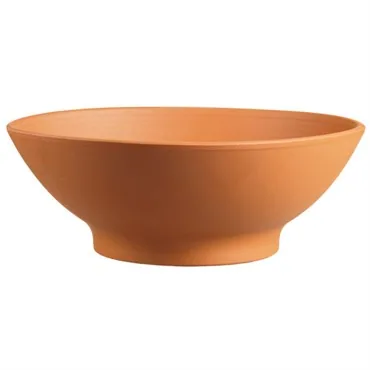The Ames Companies Southern Patio 12" Clay Low Bowl