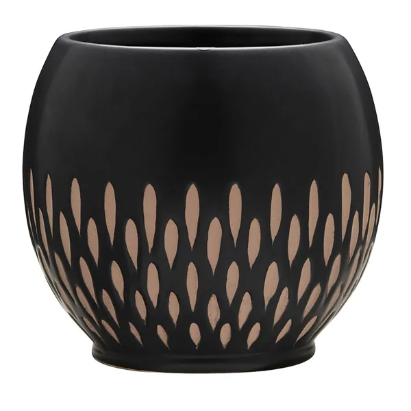 Southern Patio Ava Planter Brown Finish