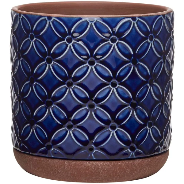 The Ames Companies Southern Patio Ceramic Griffy Blue