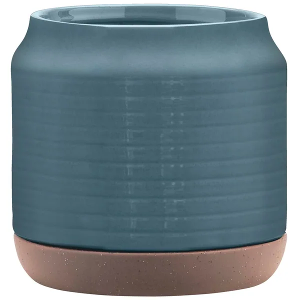 Southern Patio Oakland Planter Blue Finish