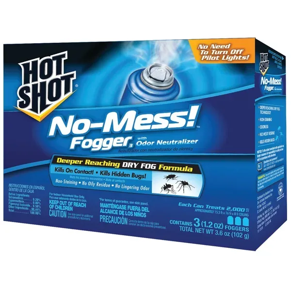 Spectracide 1.2oz Hot Shot No Mess Fogger 3Pk - Image 2