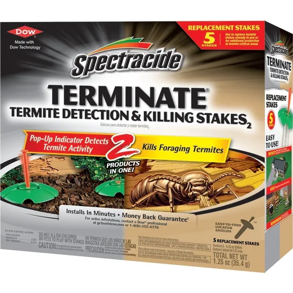 Spectracide Terminate Termite Replacement Killing Stakes 5CT