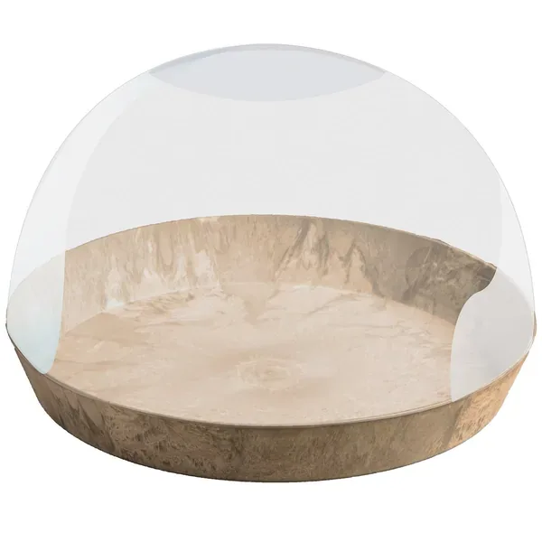 StoneArt 10" Napa Terrarium Taupe - Image 2