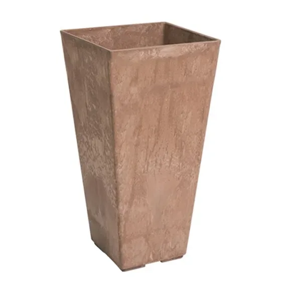 StoneArt Ella 13.5" Tall Planter Rust - Image 2