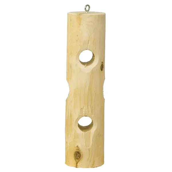 Stovall 8.5" White Cedar Suet Post Log Feeder For Suet Plugs MADE IN THE USA - Image 2