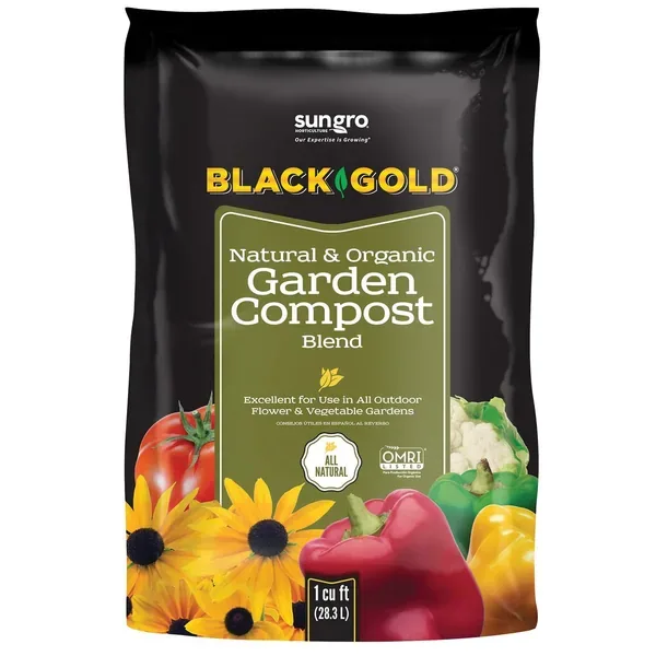 Sun Gro Horticulture Black Gold Garden Compost 1cf OMRI - Image 2