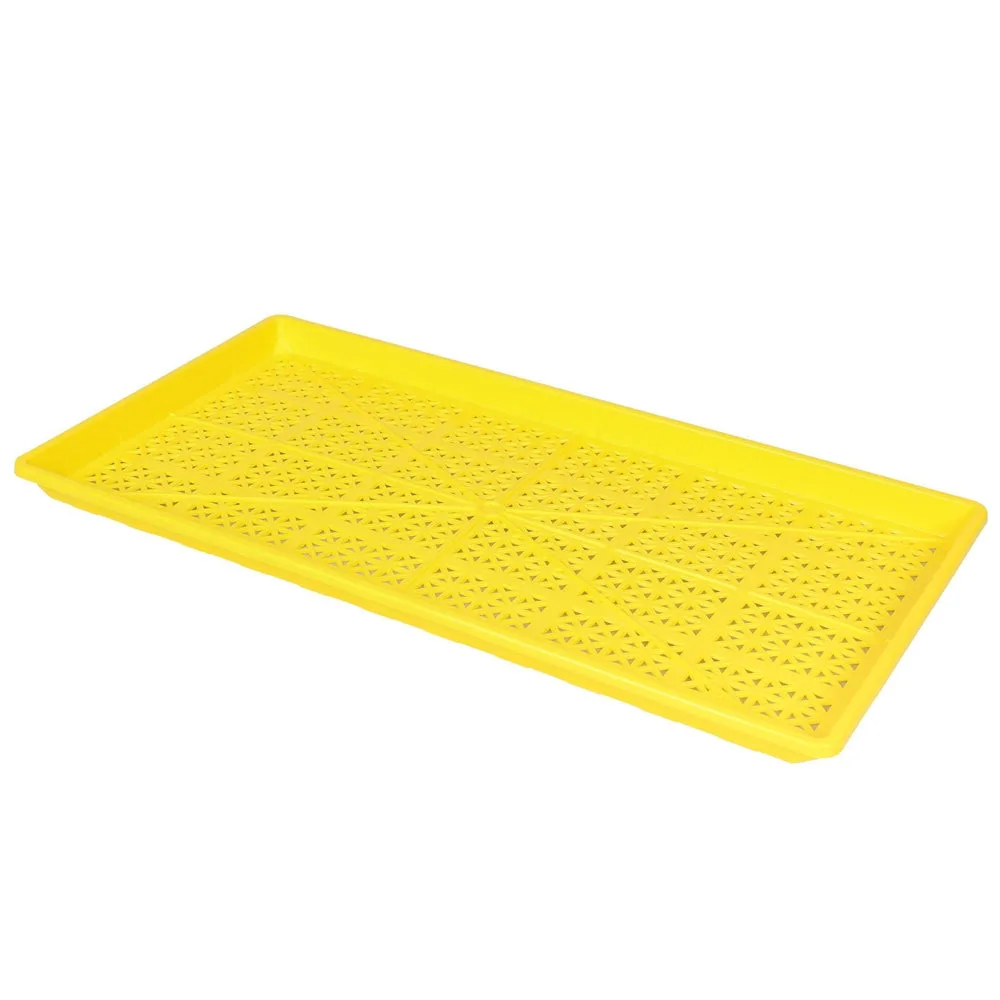 Sunpack 1020 Heavy Duty Mesh Tray, Yellow 1" - Image 2