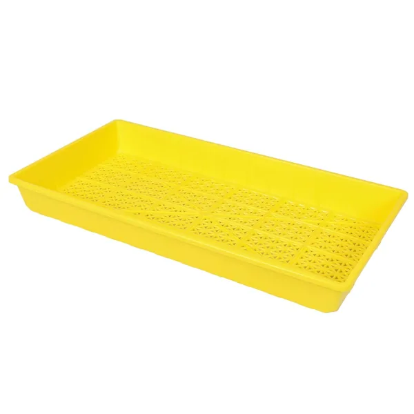Sunpack 1020 Heavy Duty Mesh Tray, Yellow 2.3"