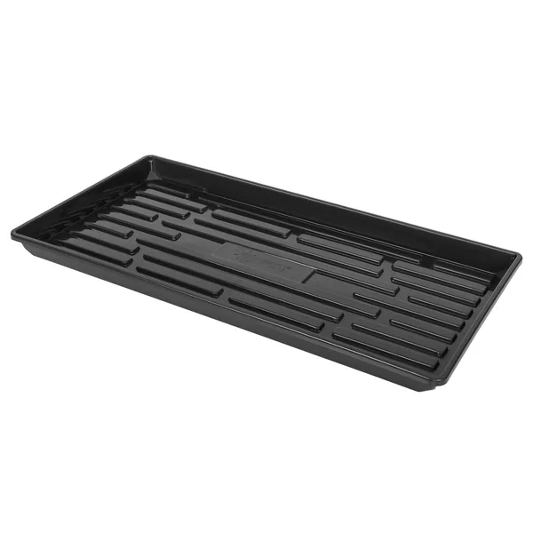 Sunpack 1020 Heavy Duty Shallow Tray, No Holes, Black