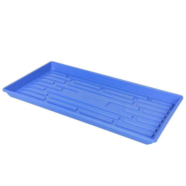 Sunpack 1020 Heavy Duty Shallow Tray, No Holes, Blue