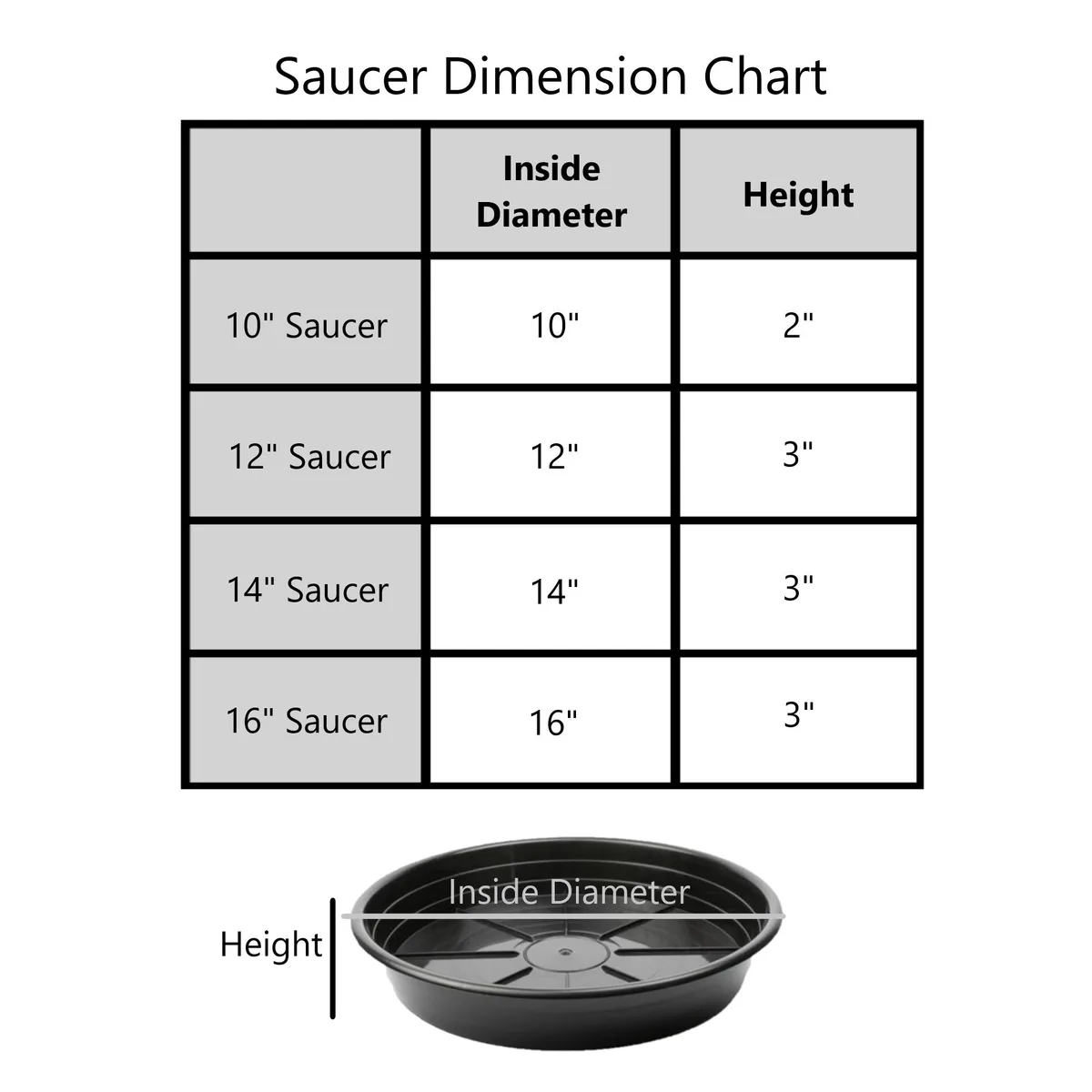 Sunpack 12" Clear Premium Saucer - Image 2