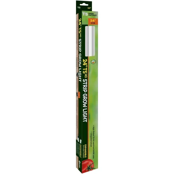 Sunpack 2' T5Ho 24W 6400K w/Reflector, Hanging Hardware & Power Cord - Image 2