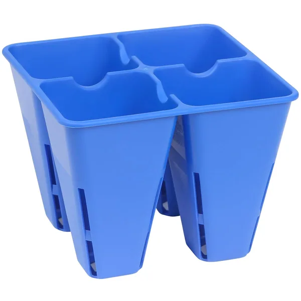 Sunpack 4 Cell Plug Tray Insert Blue