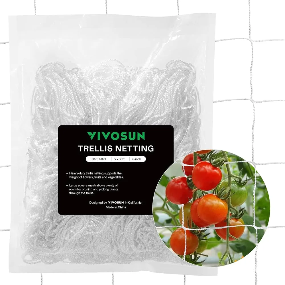 Sunpack 5'x30' Woven Trellis Netting 6" Mesh - Image 2