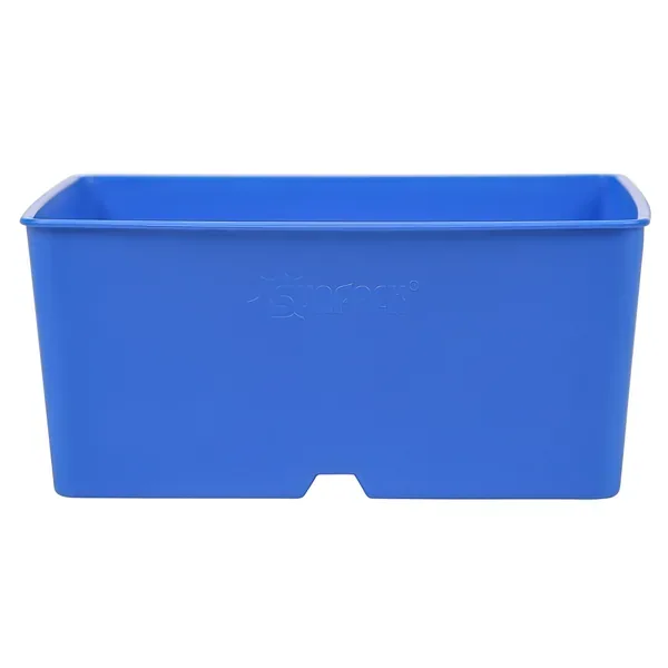 Sunpack 5"x5" Heavy-Duty Square Pot, Blue - Image 2
