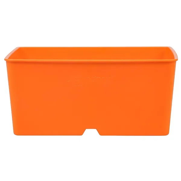 Sunpack 5"x5" Heavy Duty Square Pot, Orange - Image 2