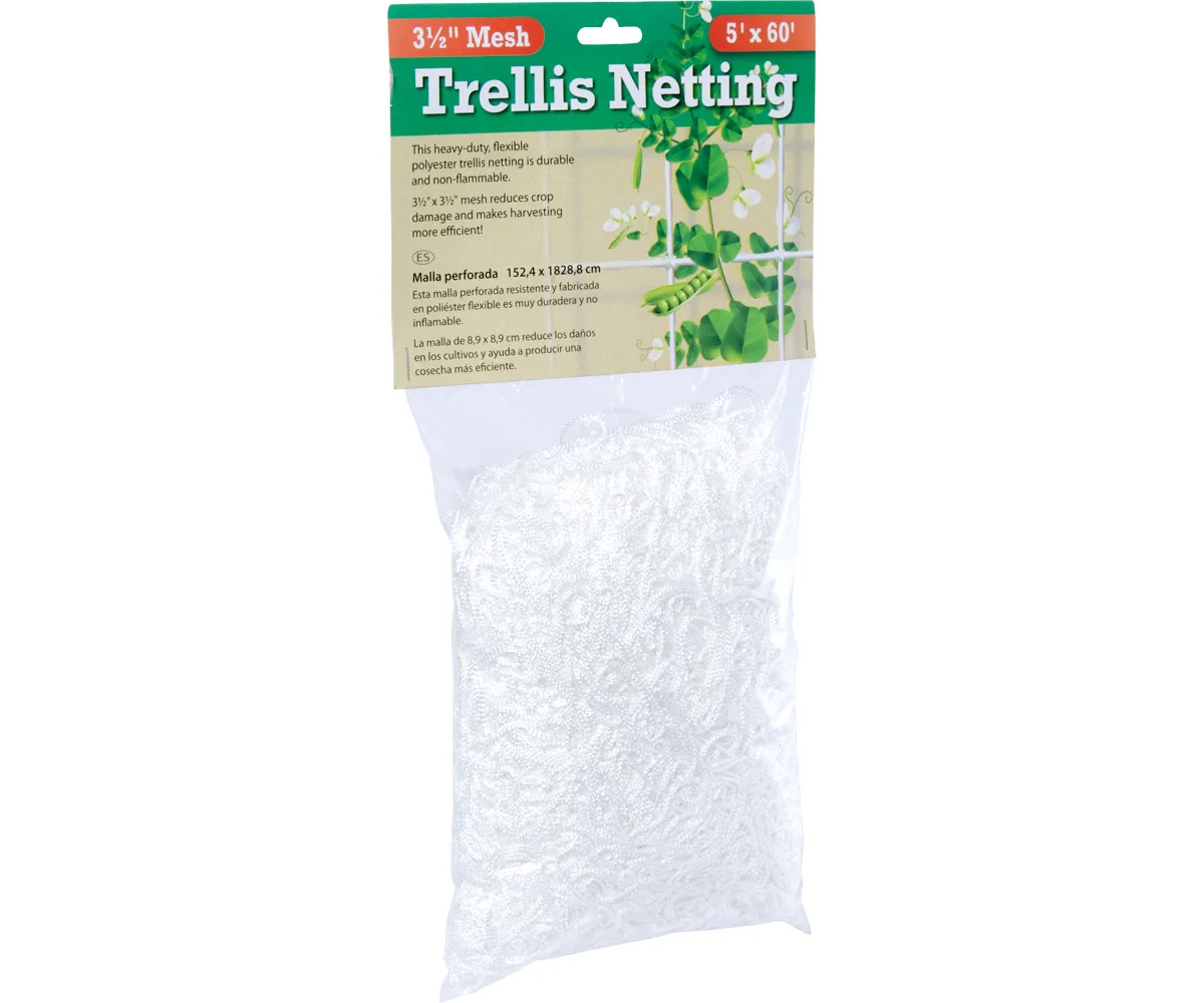 Sunpack 5'x60' Woven Trellis Netting 3.5" Mesh - Image 2
