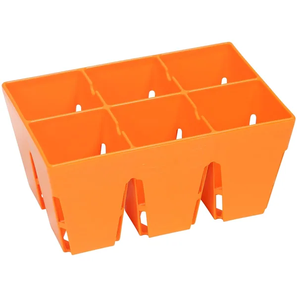 Sunpack 6-Cell Mega Square Insert, Orange