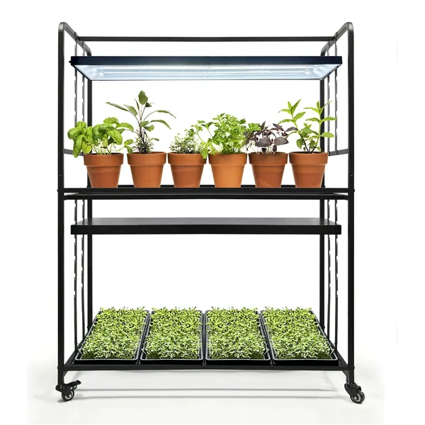 Sunpack LED 2 Tier Grow Light Garden 72 Watts Kit 72W