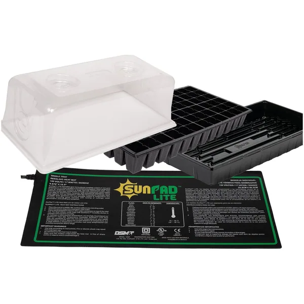 Sunpack SunDome Mini Greenhouse Kit with Dome, Insert, Tray and Heat Mat