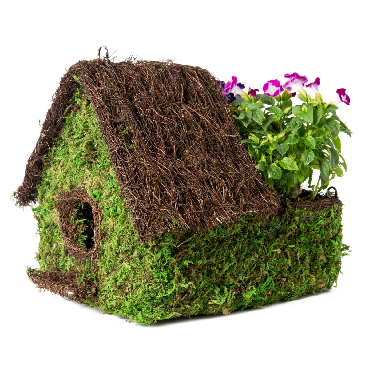 SuperMoss SuperMoss Woven Birdhouses - Maison Birdhouse Plantable