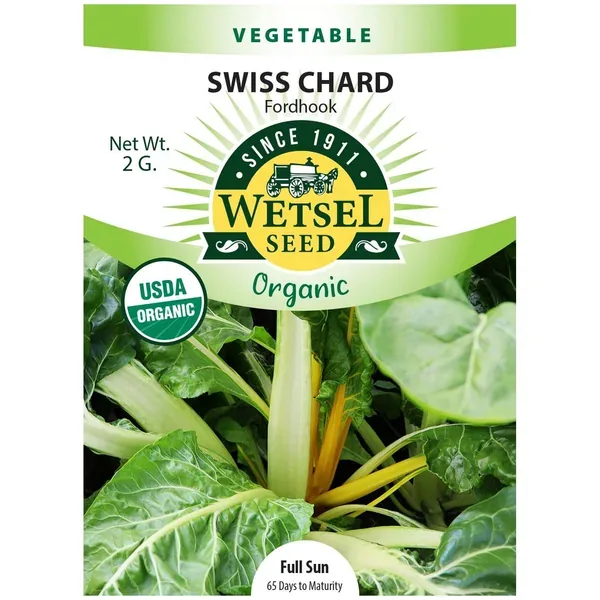 Swiss Chard, Organic Fordhook 2 Grams - Image 2