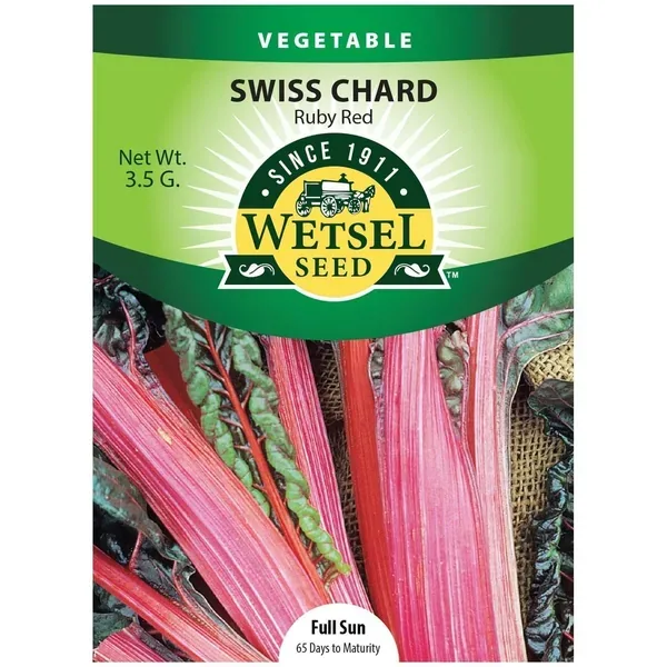 Swiss Chard, Red 3.5 Grams - Image 2