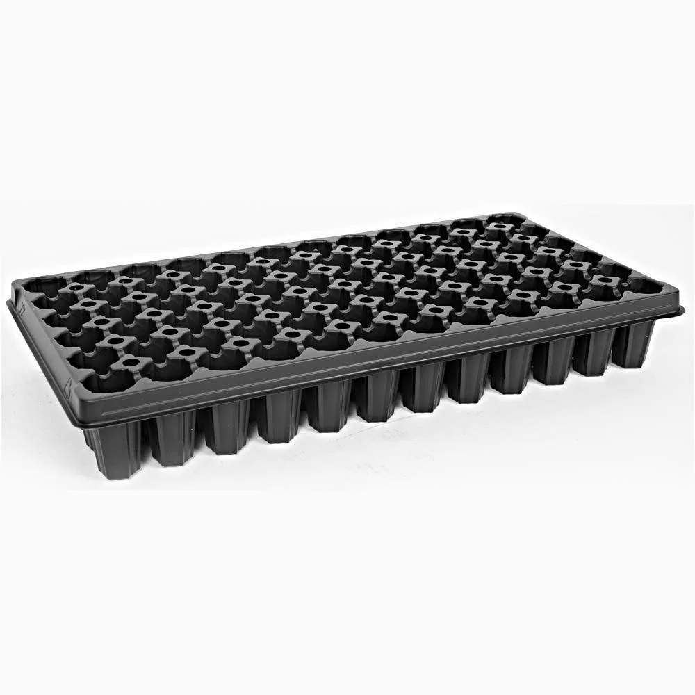 T.o. Plastics #72 STAR PLUG TRAY DEEP STYRENE — Case of 50 - Image 2