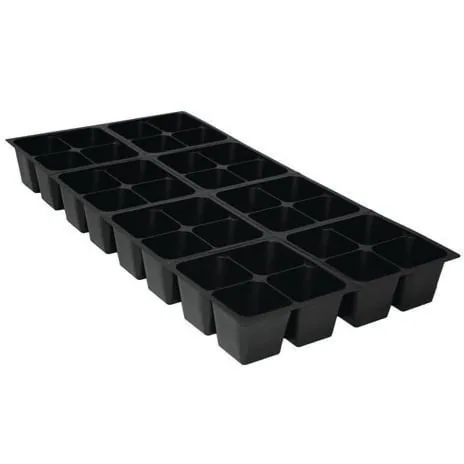 T. O. Plastics 804 Standard Insert Black St-I-0804 (Case of 100)