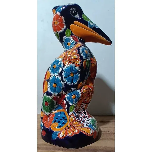 Talavera 17" Pelican Statue - Image 2