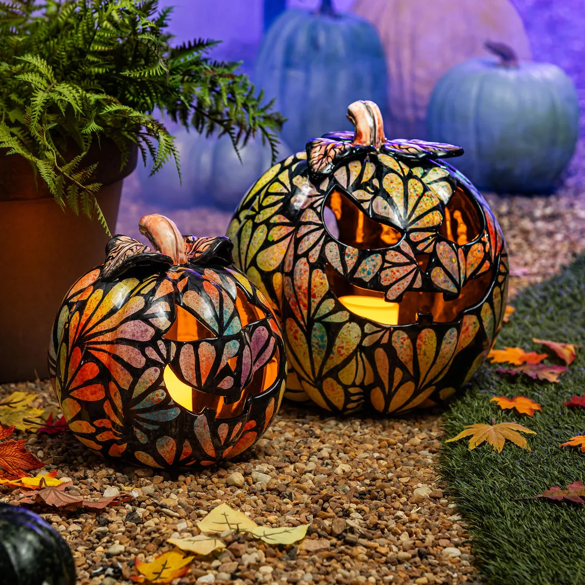 Talavera 5"H x 12"W Pumpkin - Image 2